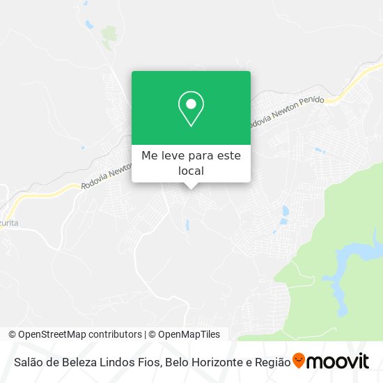 Salão de Beleza Lindos Fios mapa
