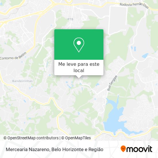 Mercearia Nazareno mapa
