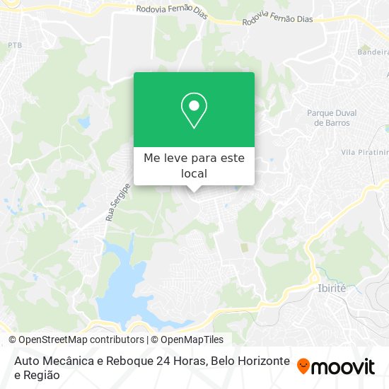 Auto Mecânica e Reboque 24 Horas mapa