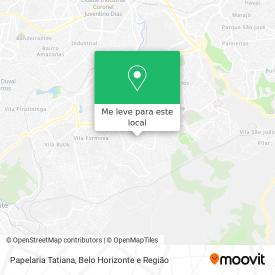 Papelaria Tatiana mapa
