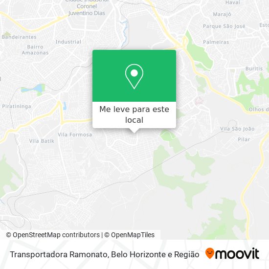 Transportadora Ramonato mapa