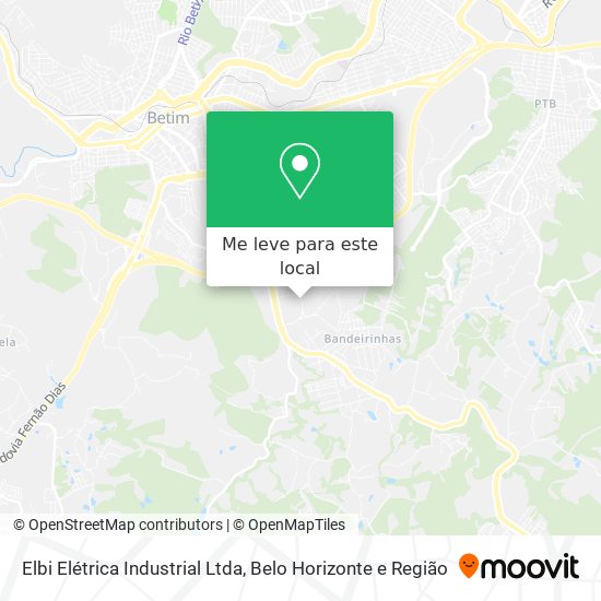 Elbi Elétrica Industrial Ltda mapa