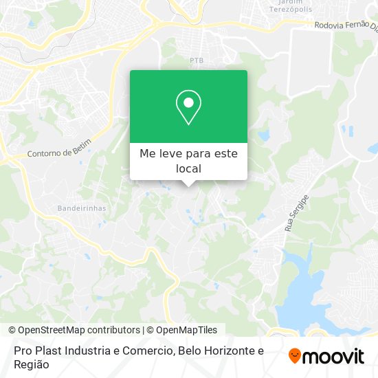 Pro Plast Industria e Comercio mapa