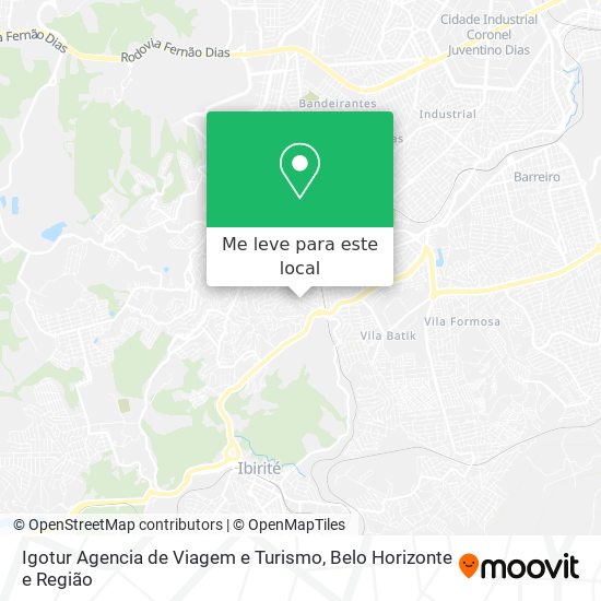 Igotur Agencia de Viagem e Turismo mapa