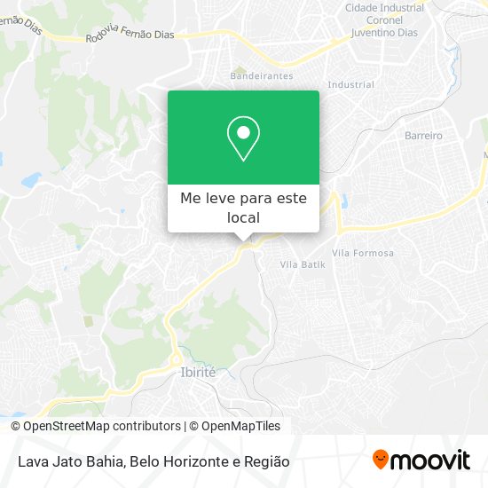 Lava Jato Bahia mapa
