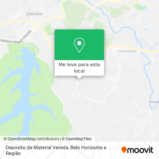 Deposito de Material Vereda mapa