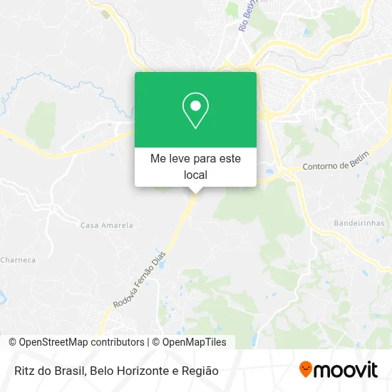 Ritz do Brasil mapa