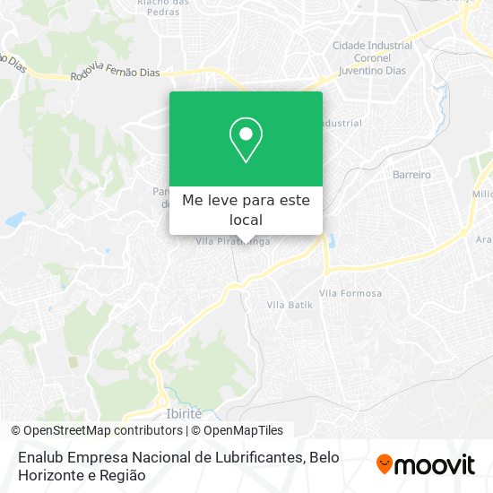 Enalub Empresa Nacional de Lubrificantes mapa