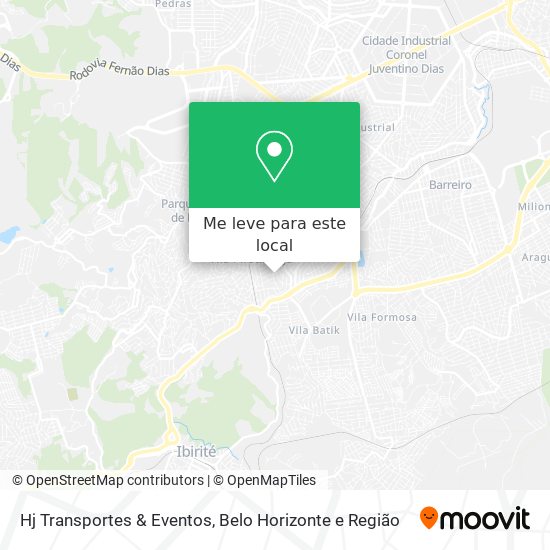 Hj Transportes & Eventos mapa