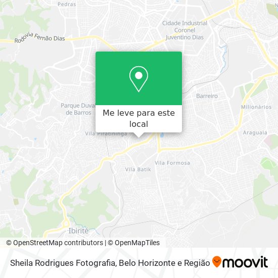 Sheila Rodrigues Fotografia mapa