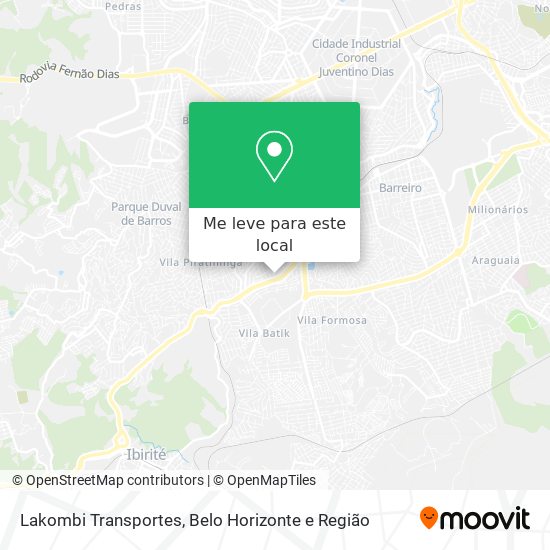 Lakombi Transportes mapa
