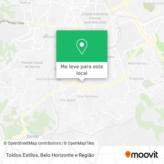 Toldos Estilos mapa