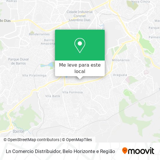 Ln Comercio Distribuidor mapa