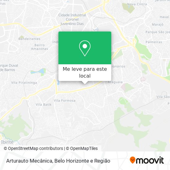 Arturauto Mecânica mapa