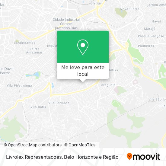 Livrolex Representacoes mapa