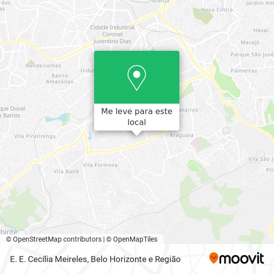 E. E. Cecília Meireles mapa
