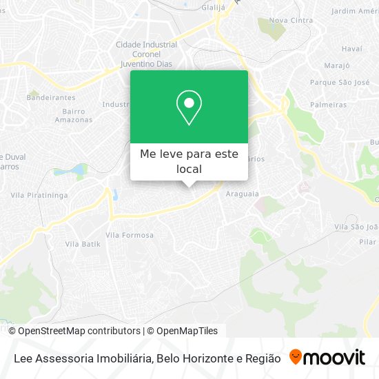Lee Assessoria Imobiliária mapa