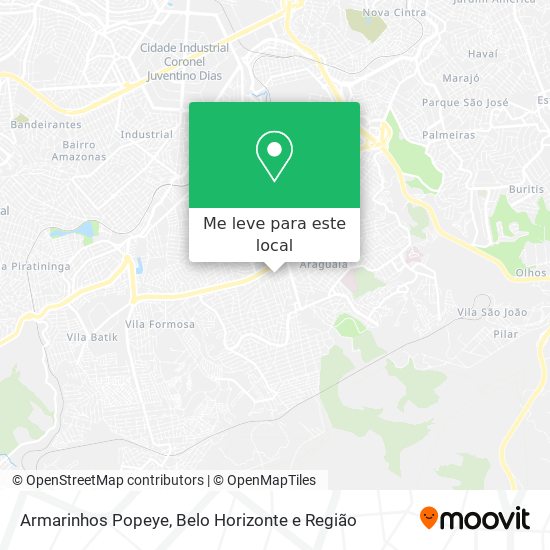 Armarinhos Popeye mapa