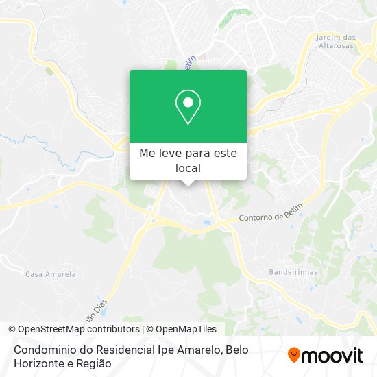 Condominio do Residencial Ipe Amarelo mapa