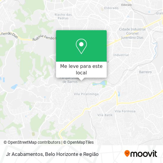 Jr Acabamentos mapa