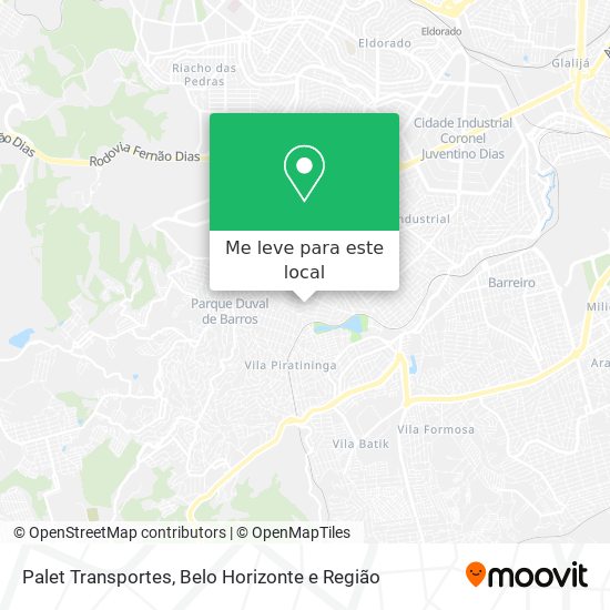 Palet Transportes mapa