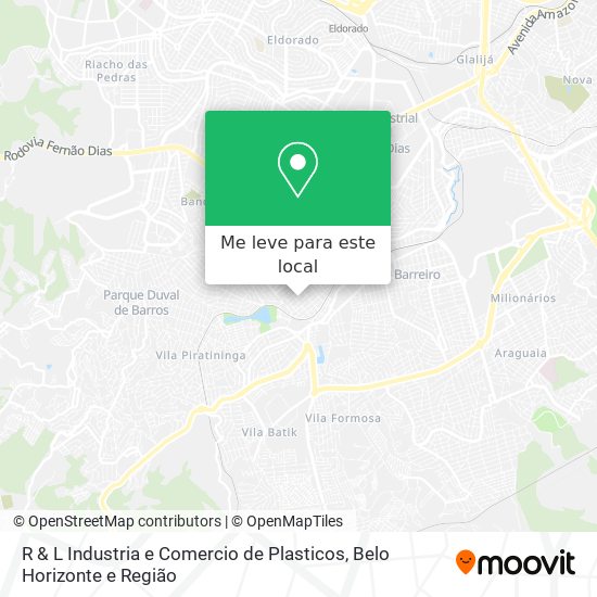 R & L Industria e Comercio de Plasticos mapa
