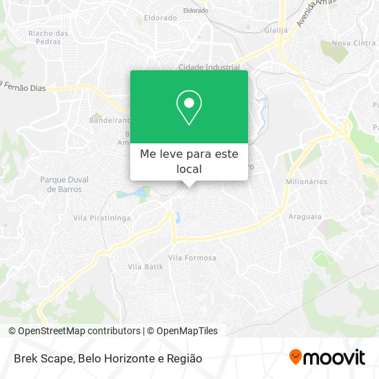 Brek Scape mapa