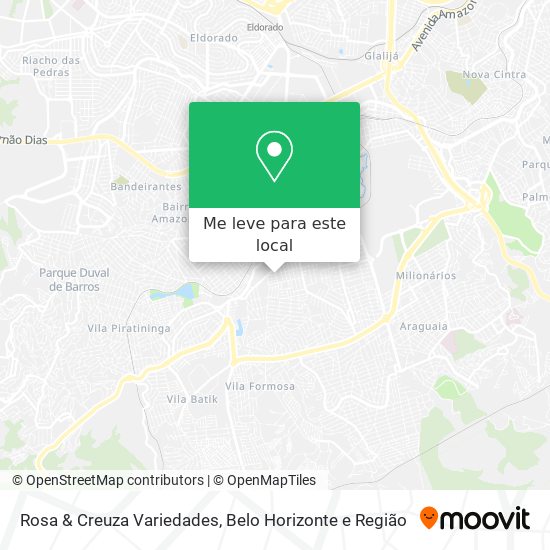 Rosa & Creuza Variedades mapa