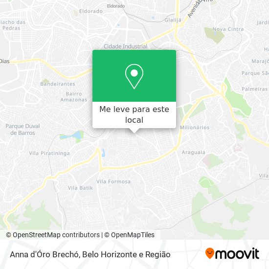 Anna d'Óro Brechó mapa