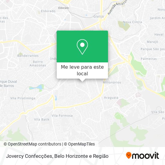 Jovercy Confecções mapa