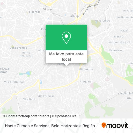 Hsete Cursos e Servicos mapa