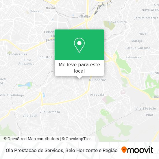 Ola Prestacao de Servicos mapa