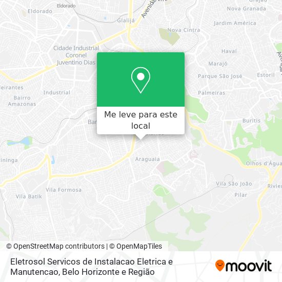 Eletrosol Servicos de Instalacao Eletrica e Manutencao mapa