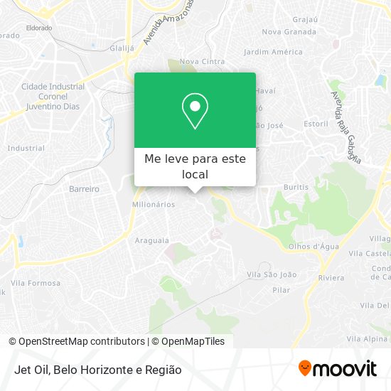 Jet Oil mapa