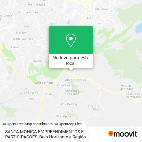 SANTA MONICA EMPREENDIMENTOS E PARTICIPACOES mapa