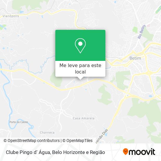 Clube Pingo d' Água mapa