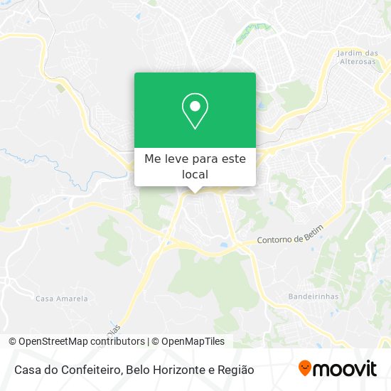 Casa do Confeiteiro mapa