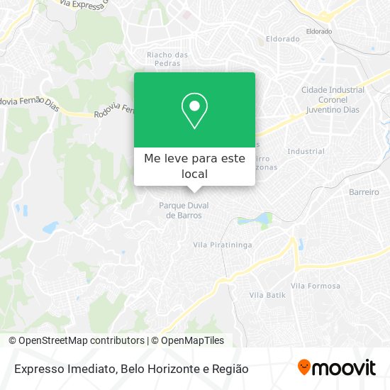 Expresso Imediato mapa