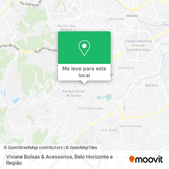 Viviane Bolsas & Acessorios mapa
