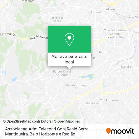 Associacao Adm.Telecond.Conj.Resid.Serra Mantiqueira mapa