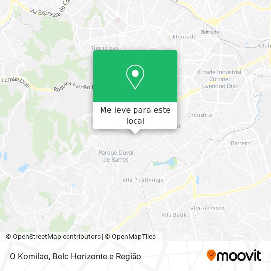 O Komilao mapa