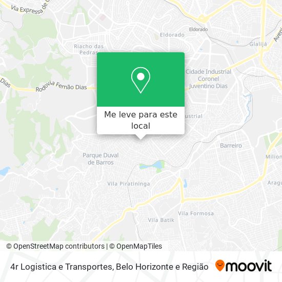 4r Logistica e Transportes mapa
