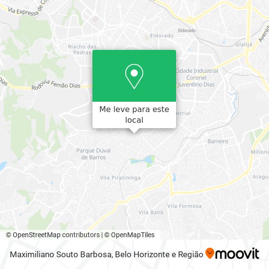 Maximiliano Souto Barbosa mapa