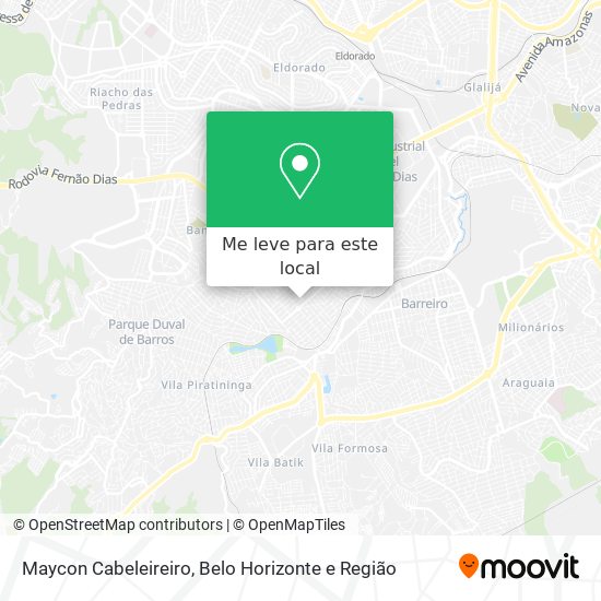 Maycon Cabeleireiro mapa