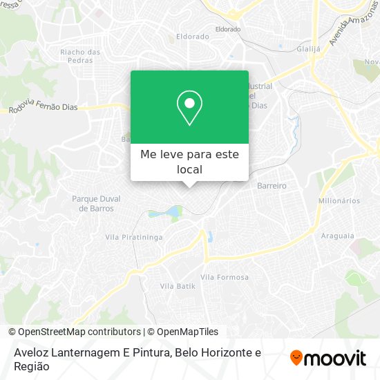 Aveloz Lanternagem E Pintura mapa