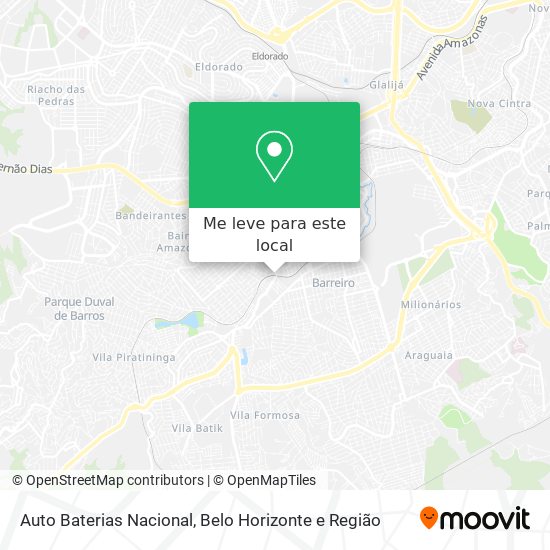 Auto Baterias Nacional mapa
