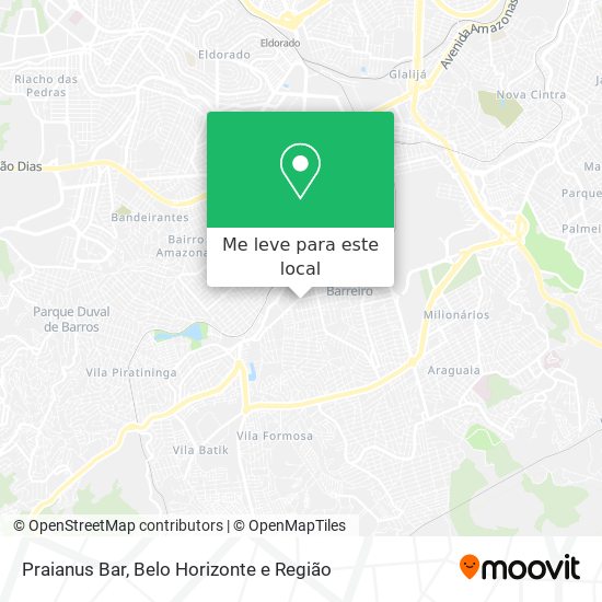 Praianus Bar mapa