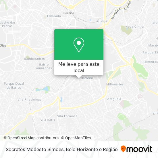 Socrates Modesto Simoes mapa