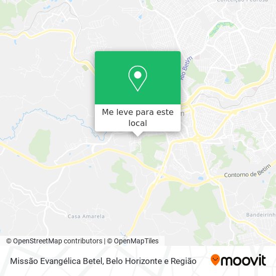 Missão Evangélica Betel mapa