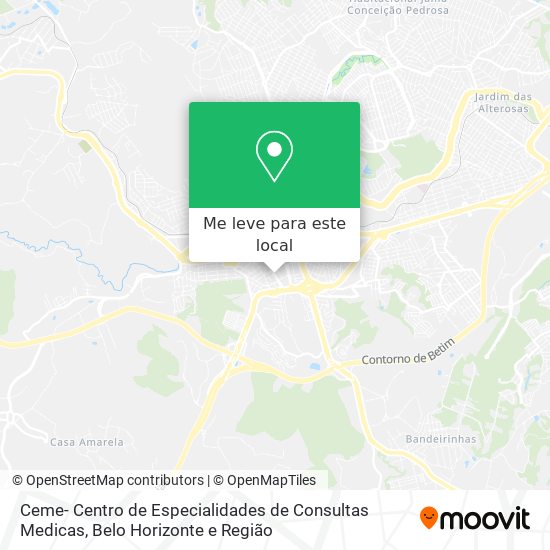 Ceme- Centro de Especialidades de Consultas Medicas mapa